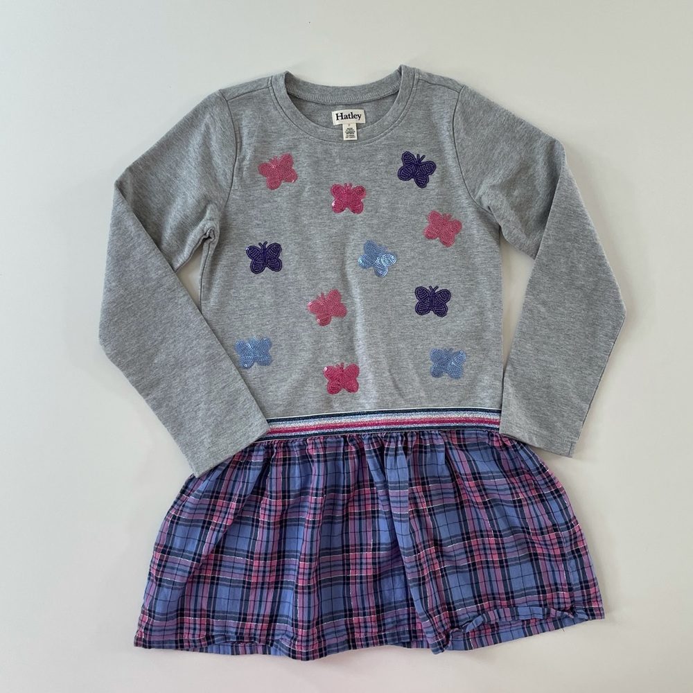 Hatley sweatshirt dress girls 7